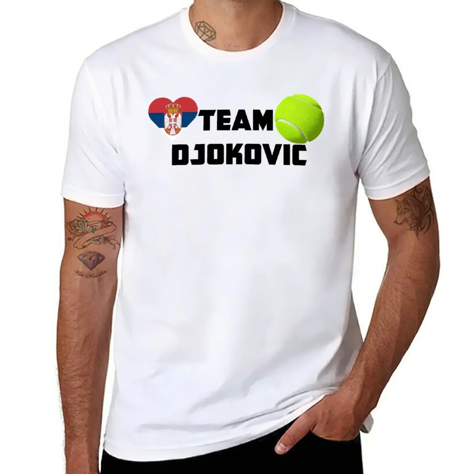 new edition t shirt shirts graphic tees mens graphic t-shirts funny New Team Djokovic #j42 T-Shirt funny t shirts 2024