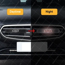 12V Car External Front Grille Trim Emblem Luminous LED Lights Badge For JAC S1 S2 S3 S4 S5 S7 T6 T8 Refine M6 Jiayue A5 X4 JS4