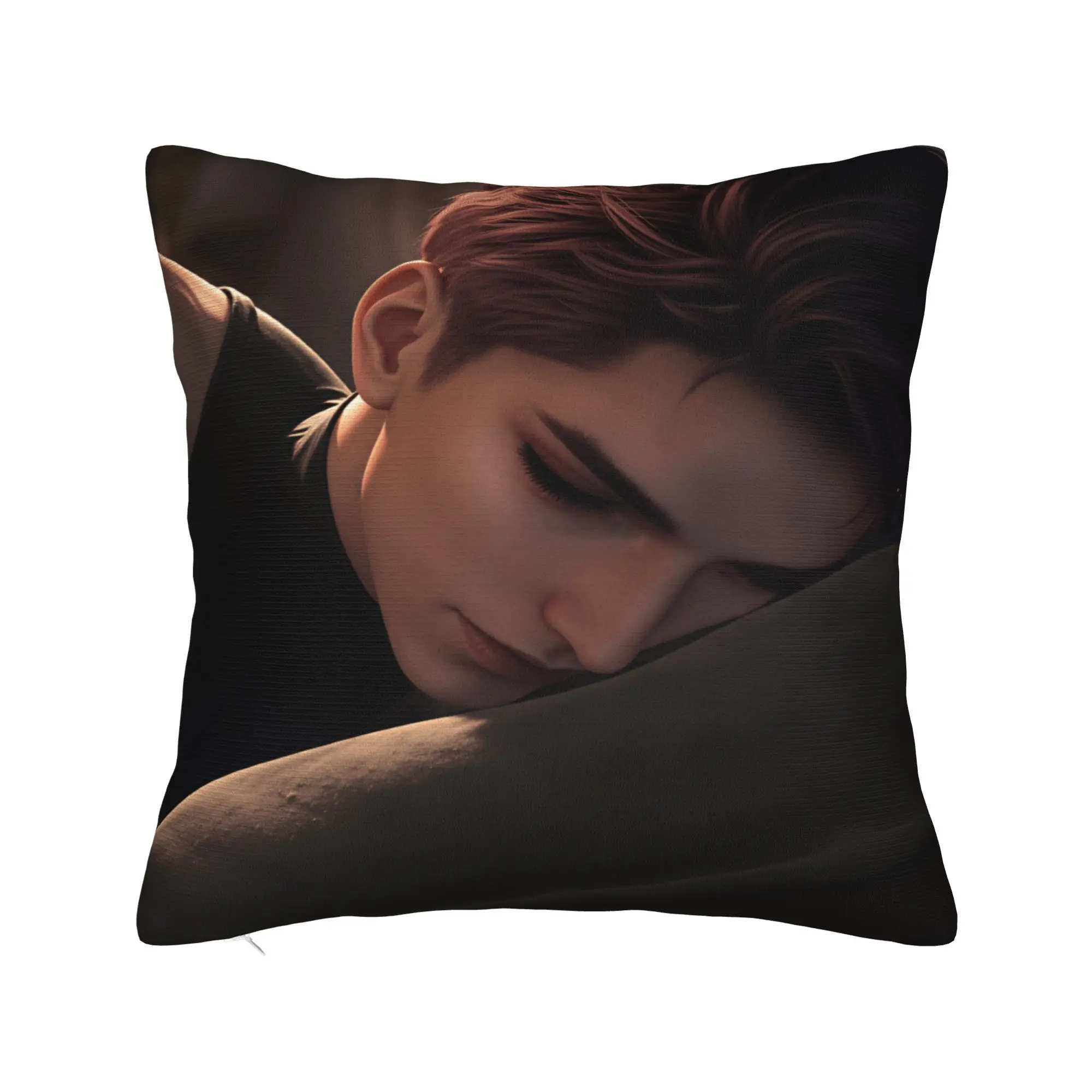 V-Valko L-Love and Deepspace Pillow Cover  Retro Trendy Pillow Case For Living Room Bed Chair Square Cushion Cover Gift Idea
