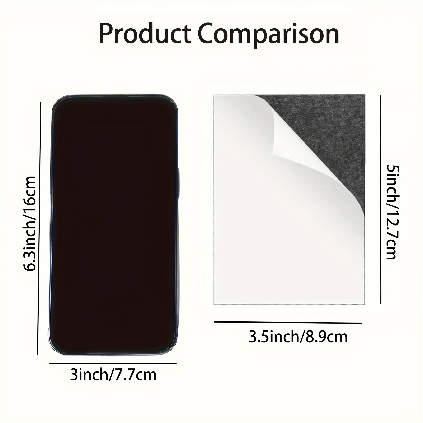 Folhas adesivas magnéticas 3R 3,5 × 5 polegadas Papel magnético autoadesivo Papel fotográfico magnético Ímã de geladeira