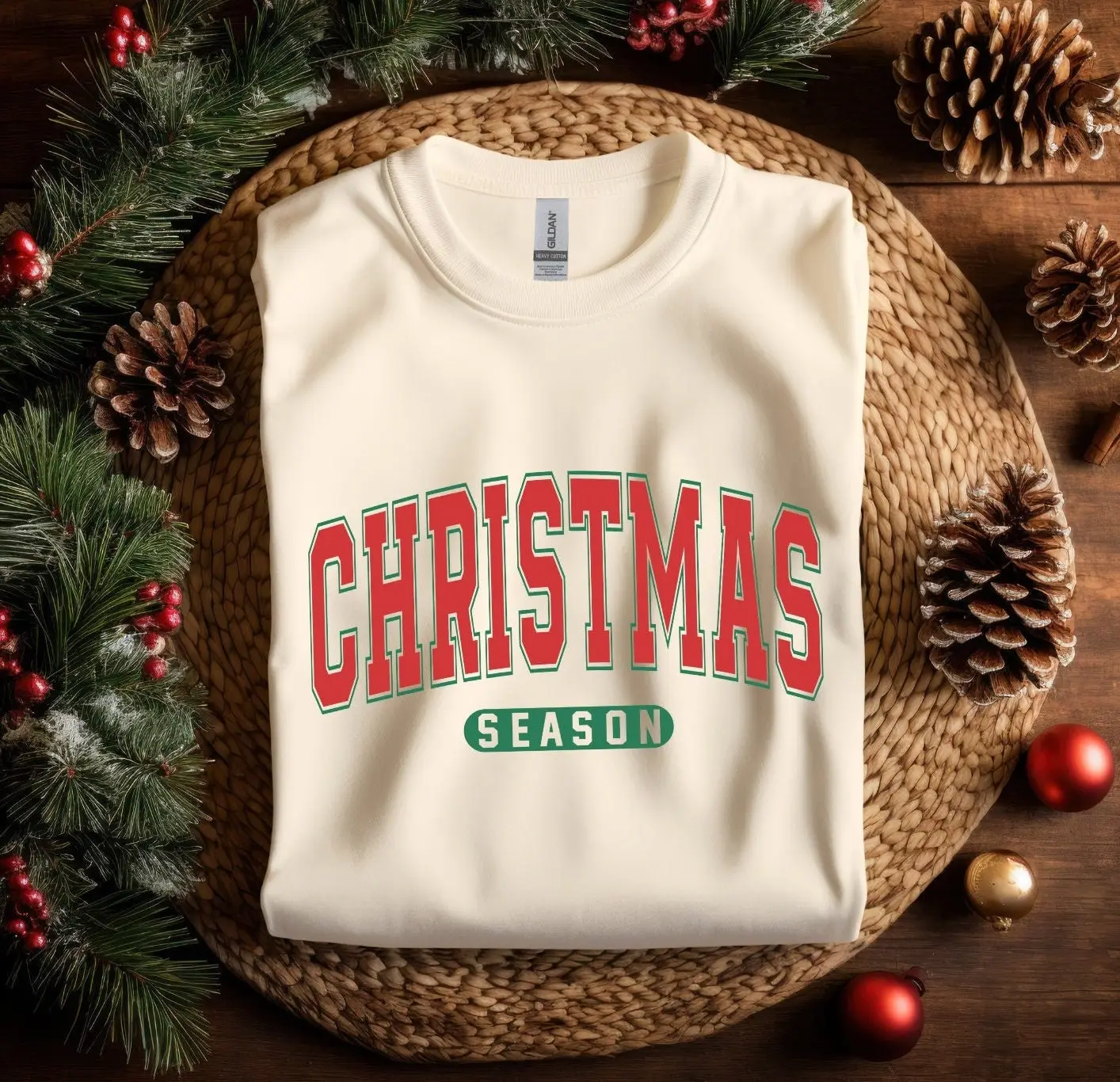 Christmas Season T Shirt Santa Claus Vintage Family Xmas Party For Girlfriend