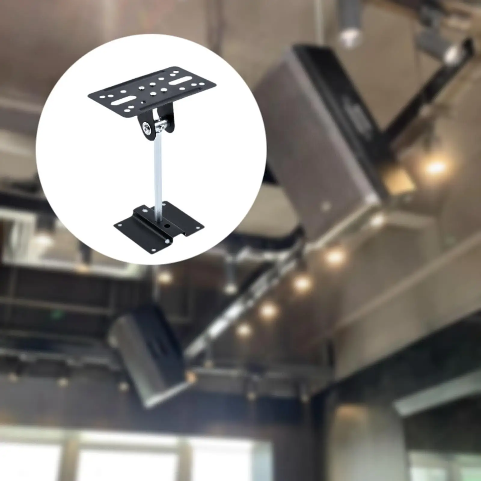 Потолочный монтажный кронштейн, аксессуары, простая установка, стабильная металлическая подставка для динамиков из сплава, настенное крепление для сценических выступлений, КТВ