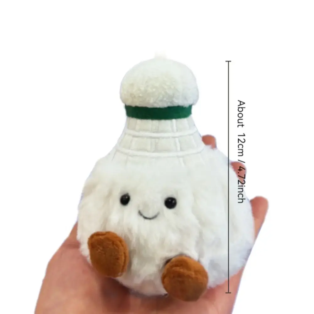 Nuevo muñeco de peluche, llavero creativo de bádminton, muñeco de peluche suave y peludo, juguetes divertidos, bolsa de decoración, colgante, regalos para amigos