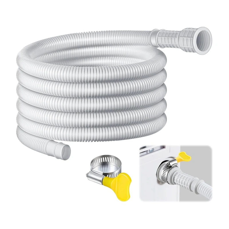 Дренажный шланг для осушителя, Высота 13 футов, режущая деталь, Соединительный зажим, замена шланга