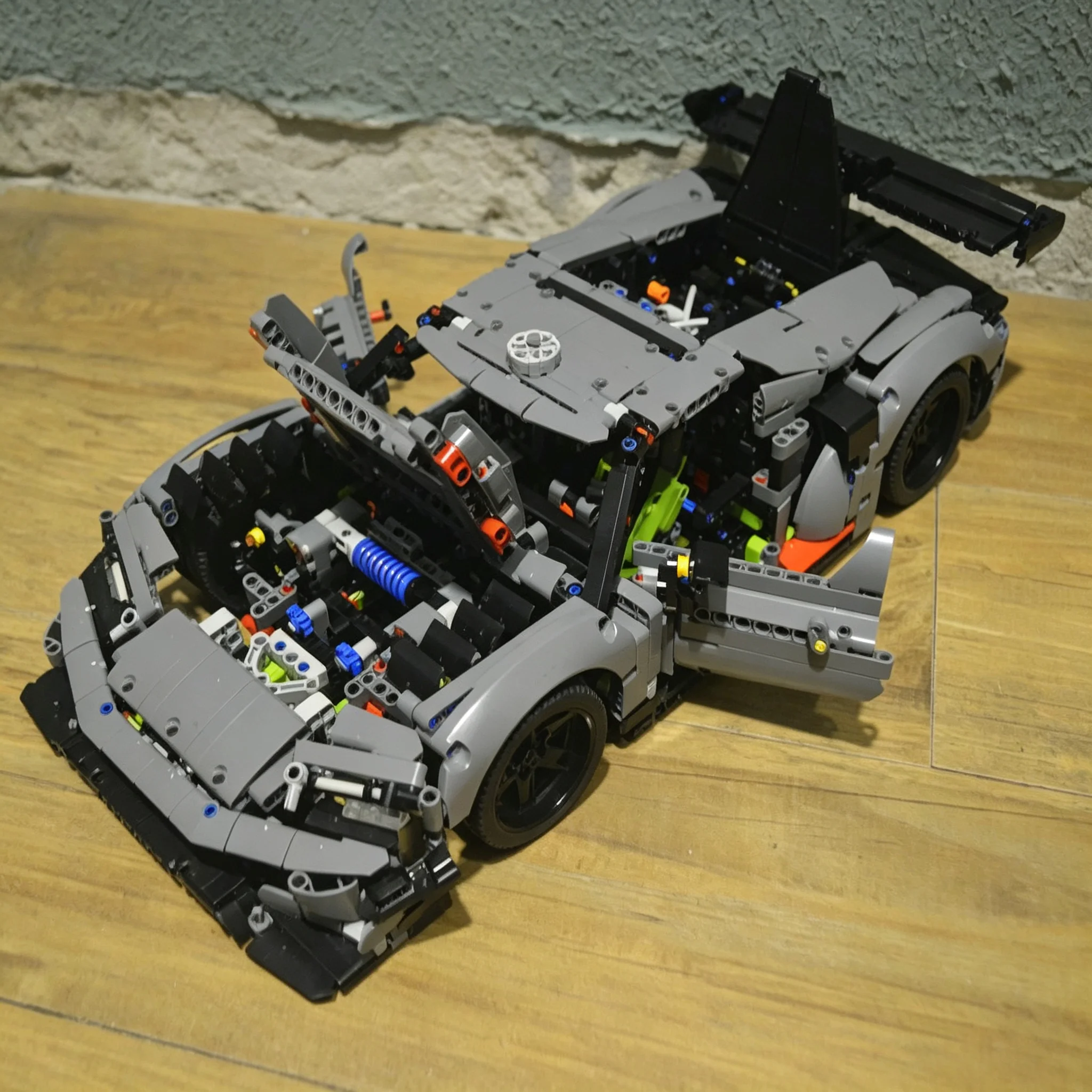 1527pcs MOC Technical F rrari 296 GT3 42156 alternative build Model Christmas Gift Creative Tabletop Ornament
