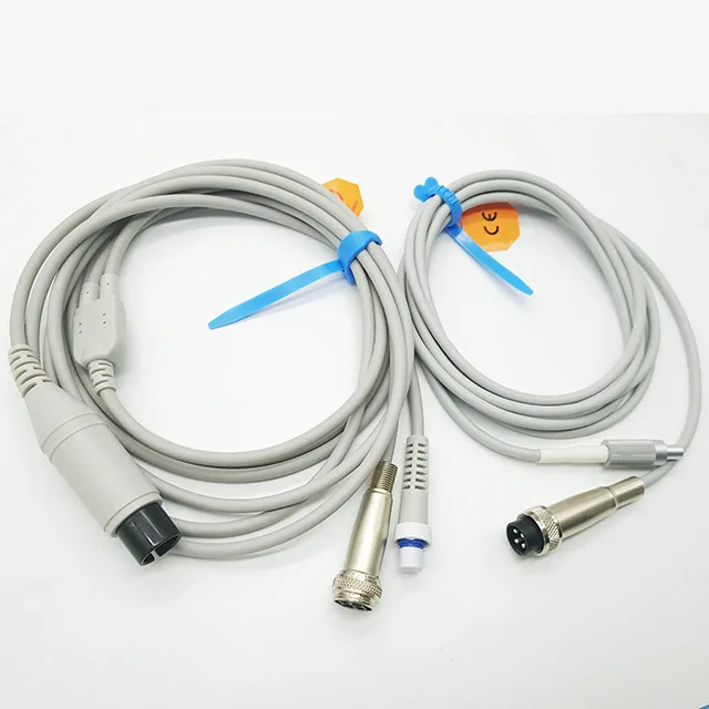 Spacelabs 306655-003 CO/CARDIAC OUTPUT CABLE WITH BAXTER EDWARDS/ABBOTT INJECTATE TEMPERATURE PROBES