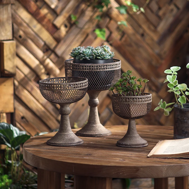 

Винтажная напольная ваза для цветов в стиле ар-деко из кованого железа, новинка, хит продаж, высокое качество, декор для дома, прямые поставки с завода