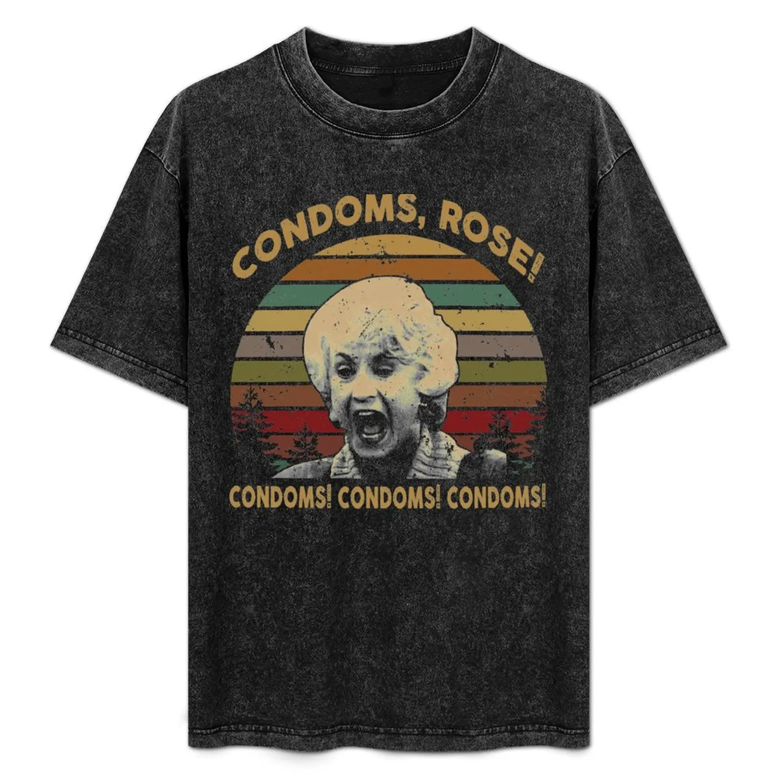 Condoms Rose Condoms Condoms T-Shirt anime sweat vintage clothes heavy weight t shirts for men