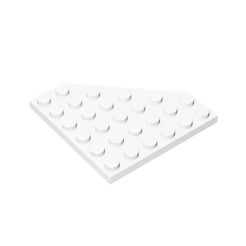 MOC 10PCS Puzzle Particle 6106 Wedge Plate Building Blocks Kit 6x6 Cut Corner Board Bricks DIY Toys Birthday Gifts Dropshipping