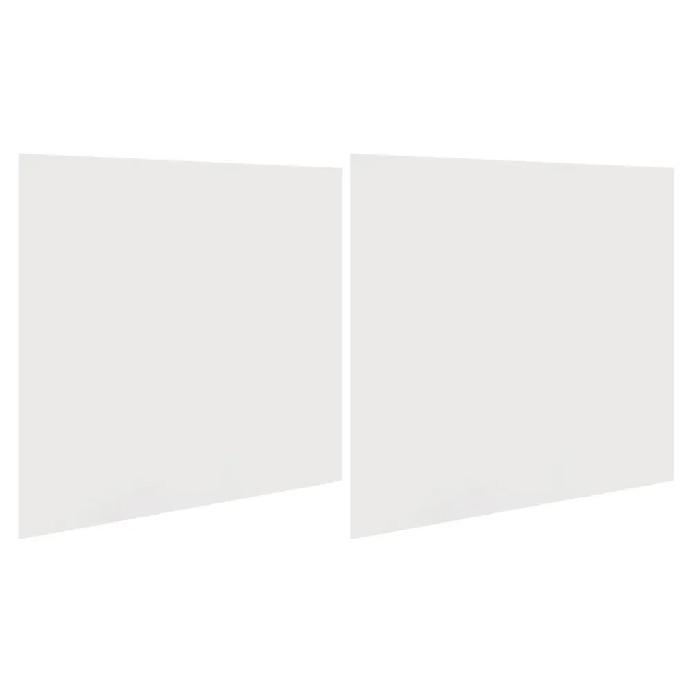 

2pcs Static Cling Whiteboard Stickers Dry Erase Reusable Electrostatic Adsorption Wall Fridge PP Material Smooth Writing Surface