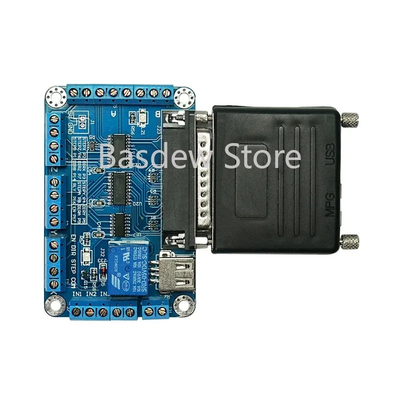 6-Axis Controller 3 Small Port to USB CNC Machine 3usb to Parallel L Too Port Converter Adapter