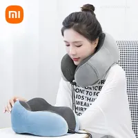 Xiaomi U-shaped Pillow Memory Foam Softly Neck Supporter Travel Cushion Relieve Fatigue Protect Cervical Spine Comfort Washable