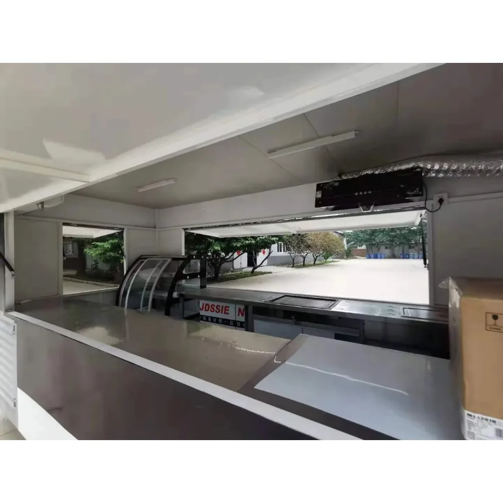 OEM 16ft امتياز الطعام مقطورة المطبخ المحمول القهوة الآيس كريم شاحنة الشارع الغذاء المطاعم سعر المصنع الطلب السائب #6