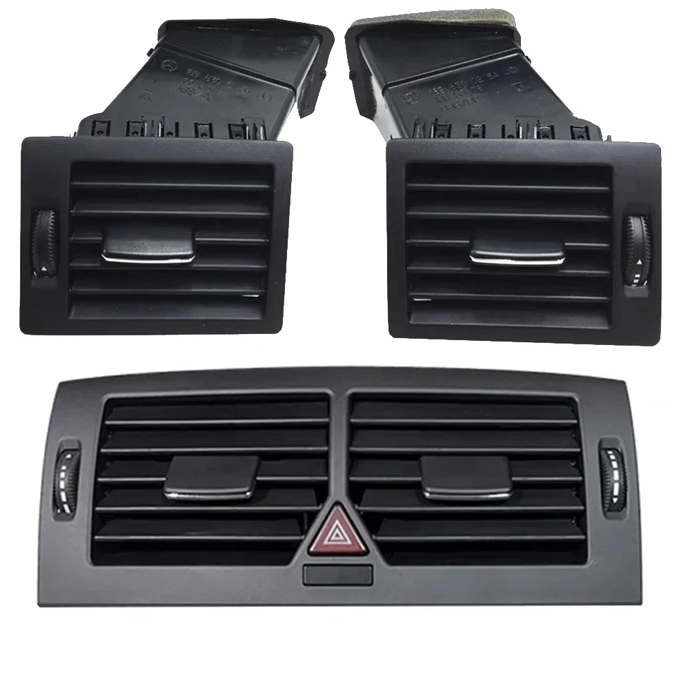 

Front Console Full Chrome Central Air Conditioner AC Vent Grille For Mercedes-Benz W166 W164 W211 W245 W251 R280 B180 B200 B300