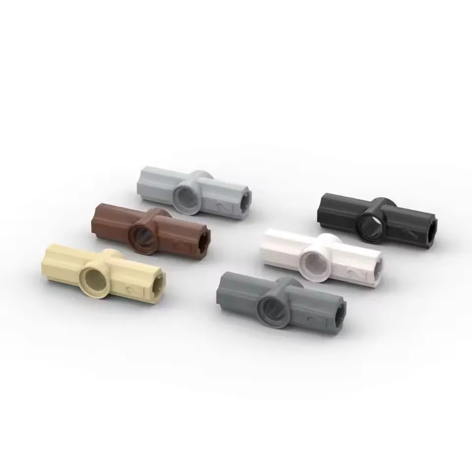 Gobricks Building Block GDS-917 Tecnico, Connettore per Asse e Perno Angolato a 180 Gradi Educativo Compatibile con Lego 32034 Fai-da-Te