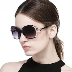 New Large Frame Circular Shape Sunglasses Women's Brand Designer Fashion Sun Glasses Women Driving Eyewear UV400 Oculos De Sol