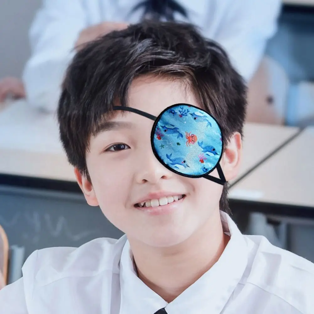 

Vision Care Children's Silk Single Eye Patch Supple Comfortable Child Amblyopia Eye Patch Astigmatism Correction Cartoon