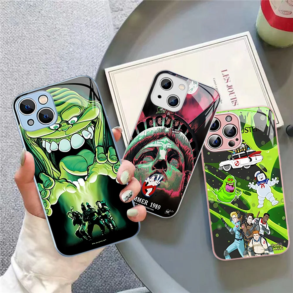 Movie E-Extreme G-Ghostbusters Phone Case Tempered Glass For iphone 14 13 12 11 Pro Mini XS MAX 14Plus X XS XR Cover