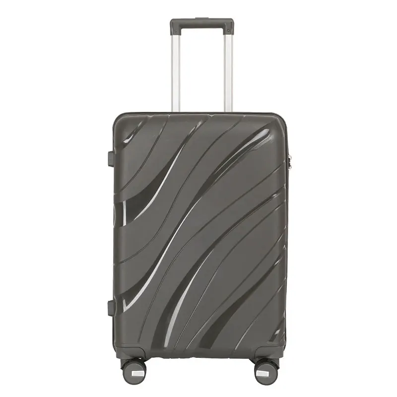 Large capacity password suitcase zipper PP trolley luggage 20 inch cabin suitcase strong and durable 30 inch