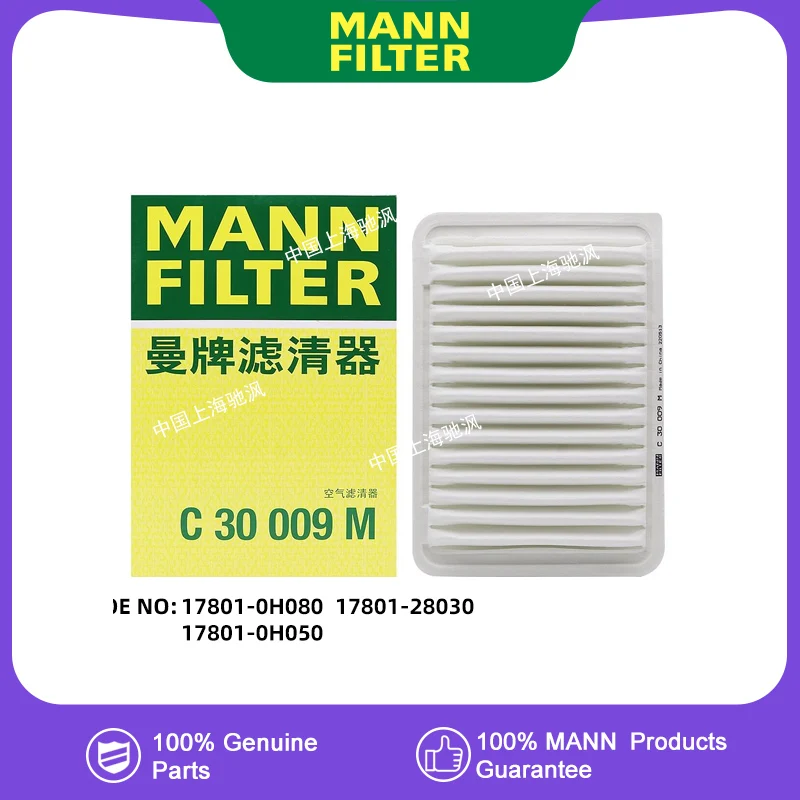 

Воздушный фильтр отсека двигателя MANNFILTER C30009M для LEXUS ES240 2.4L 2AZ ES250 2.5L 2AR 17801-0H080 17801-28030 17801-0H050