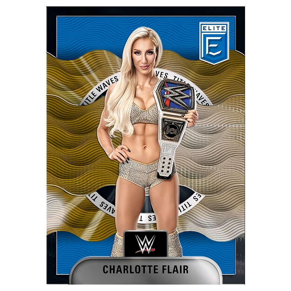 PANINI WWE DIY Waves BECKY LYNCH CHARLOTTE FLAIR JOHN CENA RANDY ORTON Laserowy Tęczowy Brokatowy Kolekcjonerski Domowy Karton