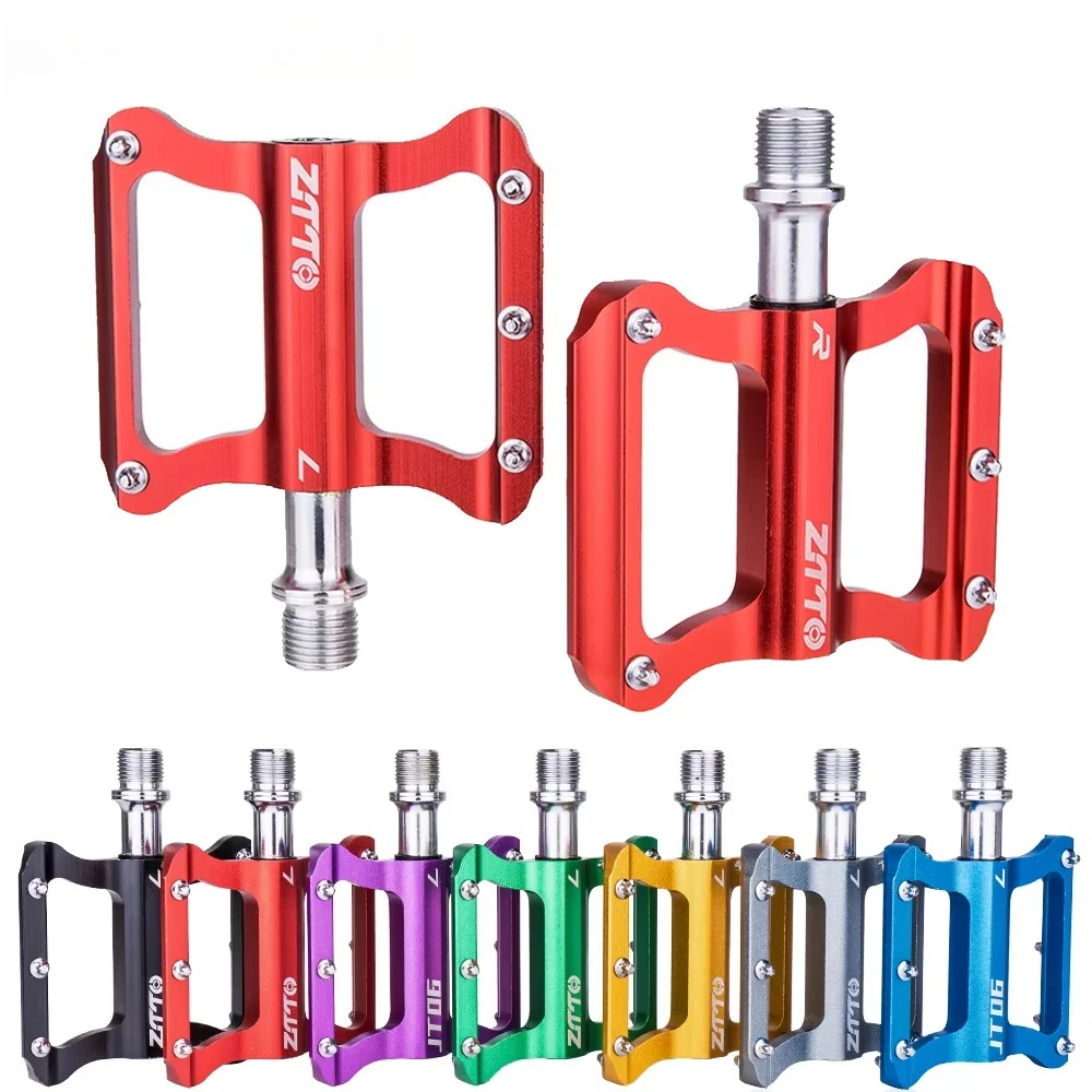 

ZTTO Bicycle Ultralight Anti-slip Pedal 2 Sealed Bearing MTB Road Bike Pedal CNC Folding Bike Pedals Flat Wide Platform Pedals