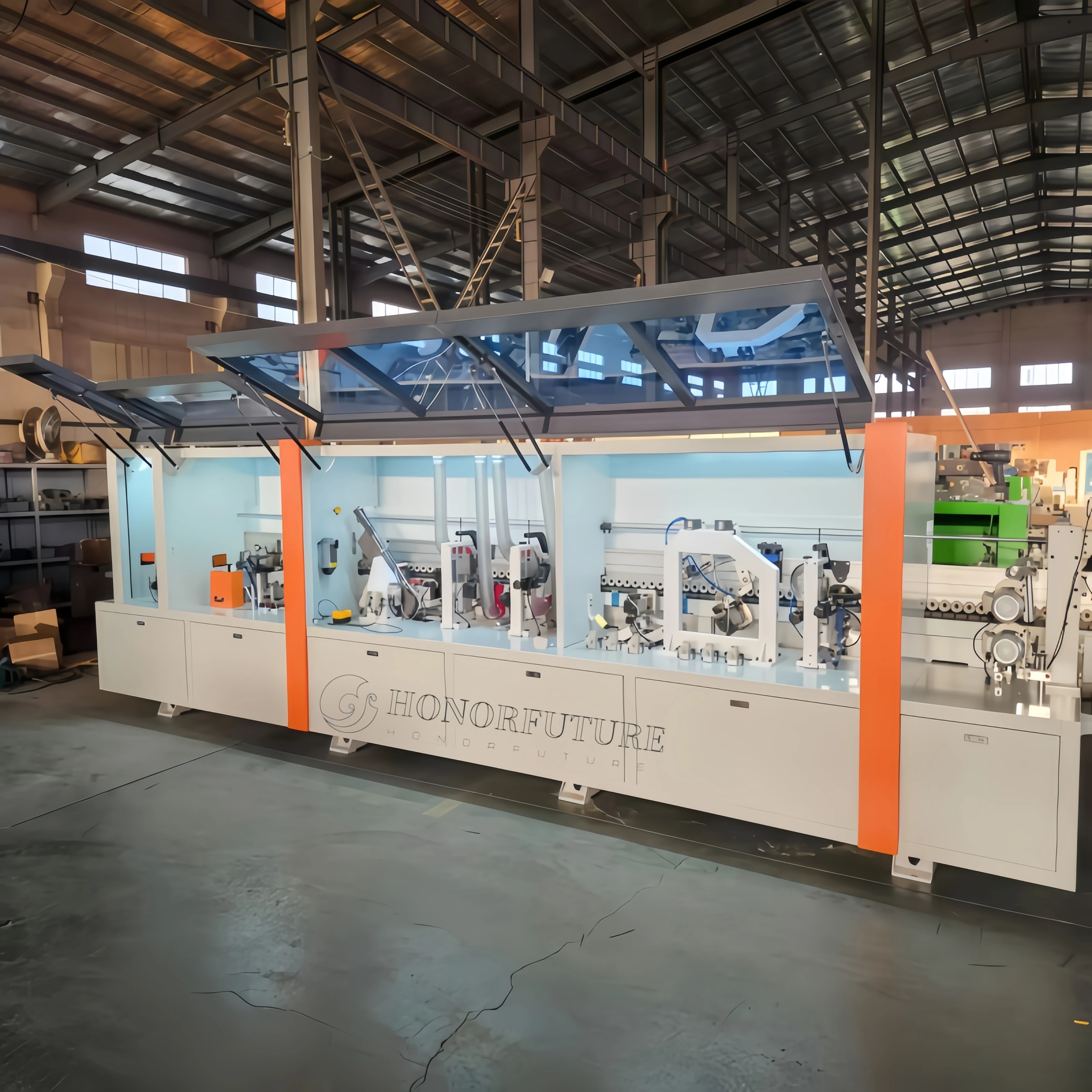 

High Performance Furniture Makers Woodworking Machinery Double Side Trimming Machine Edge Banding Machine