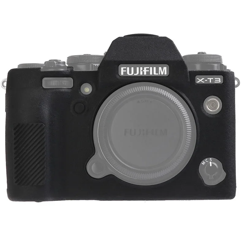 For Fujifilm X-T3 camera bag protective cover litchi anti-slip Silicone Case