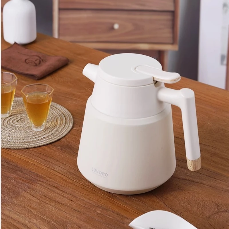 Japanese Steaming Teapot Home Tea-Water Separation Thermal Pot  Aged White Tea Brewing Kettle  316L Stainless Steel Interior