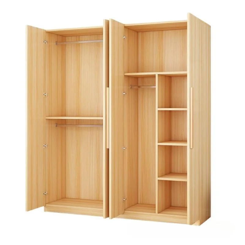 Wardrobe household bedroom rental room simple assembly economical granular plate small apartment storage