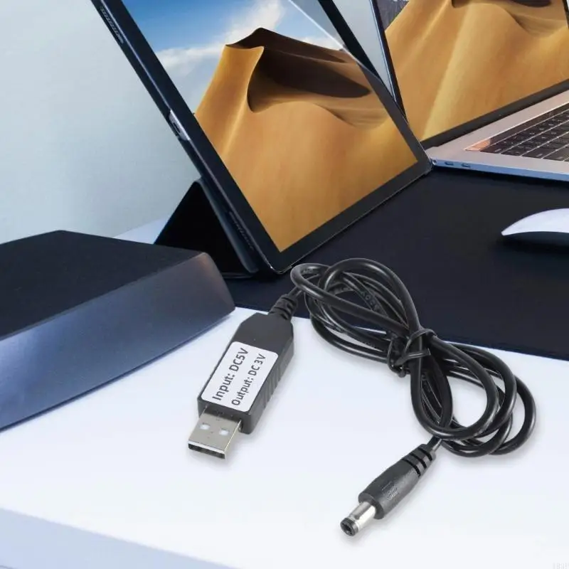 103F 3.28ft Length 5V USB to 3V DC5521 Plug Male Power Adapter Line Charging Cord