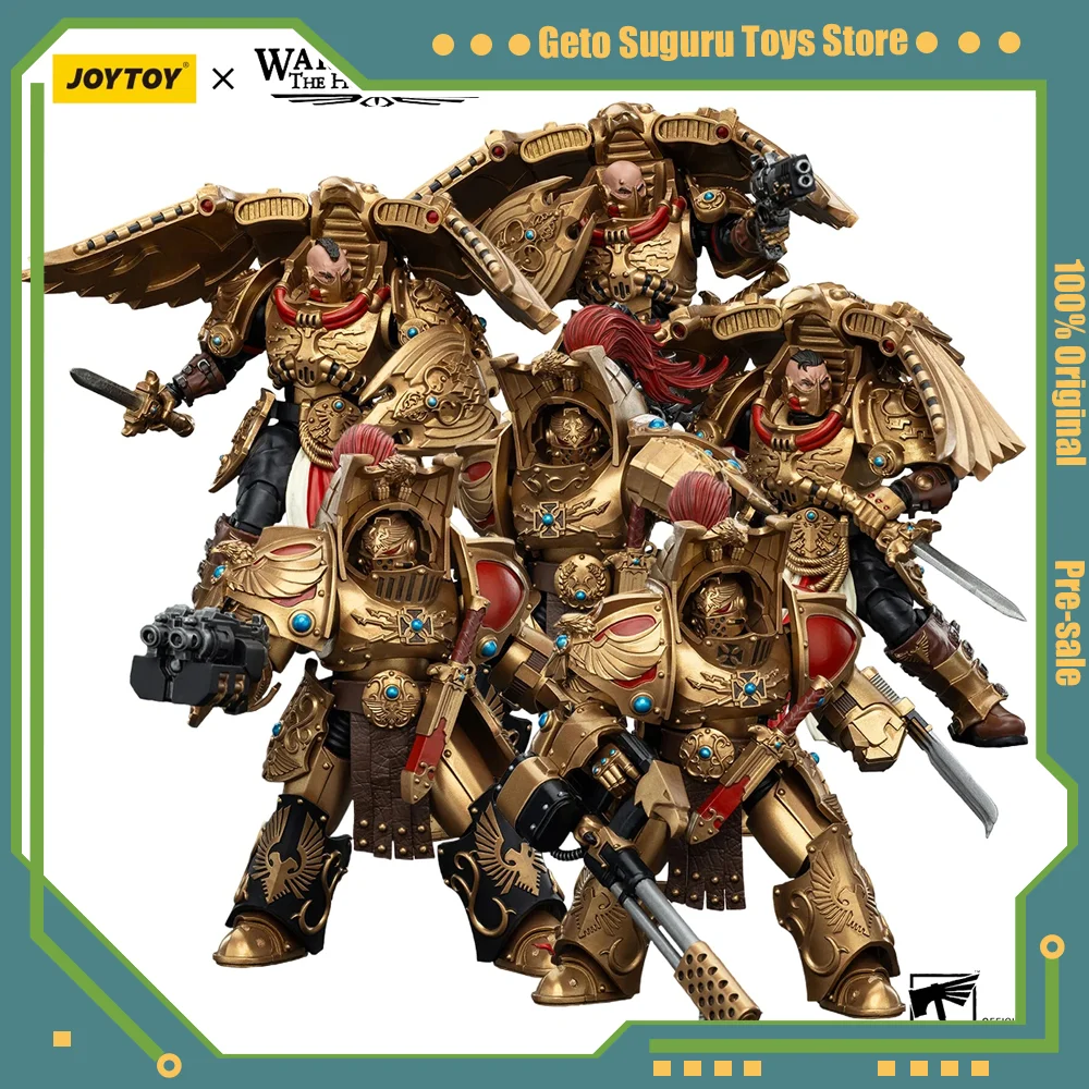 JOYTOY 1/18 Warhammer 30K Action Figure Legio Custodes Aquilon Terminator Squad Figurine Custodian Venatari Squad อะนิเมะ ModelToy