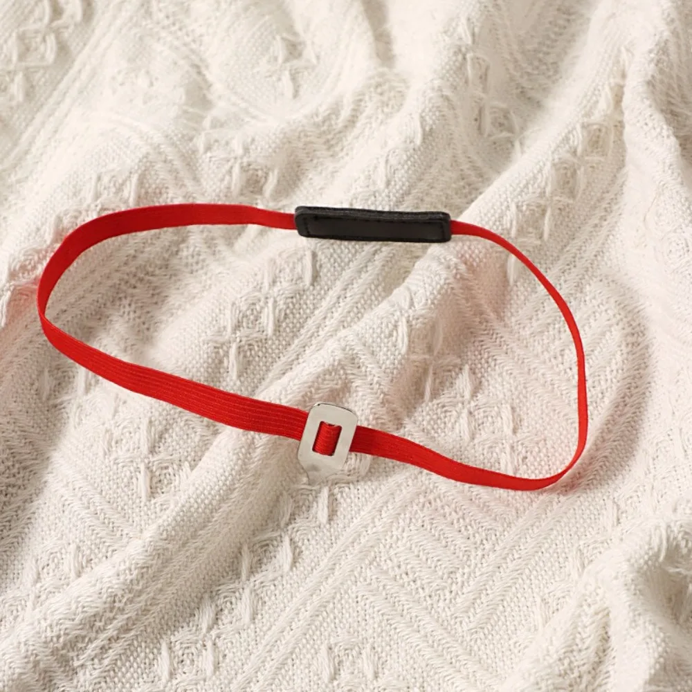 Multi-functional Elastic Webbing Elastic Bookmark Colorful Metal Pointer Page Marking Tool Book Clip School Office
