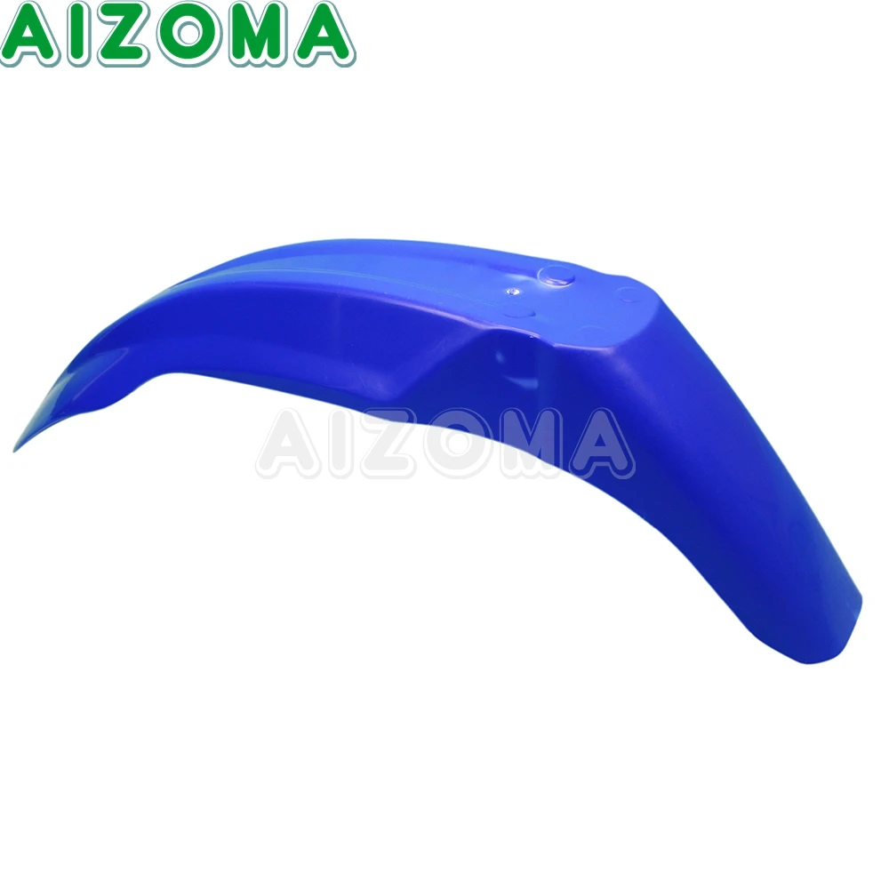 Dirt Bike Blue Front Fender Mudguard Plastic Mud Guards for Yamaha TTR250 TTR225 TTR230 TT600RE WR250F WR450F YZ XT 	 Universal