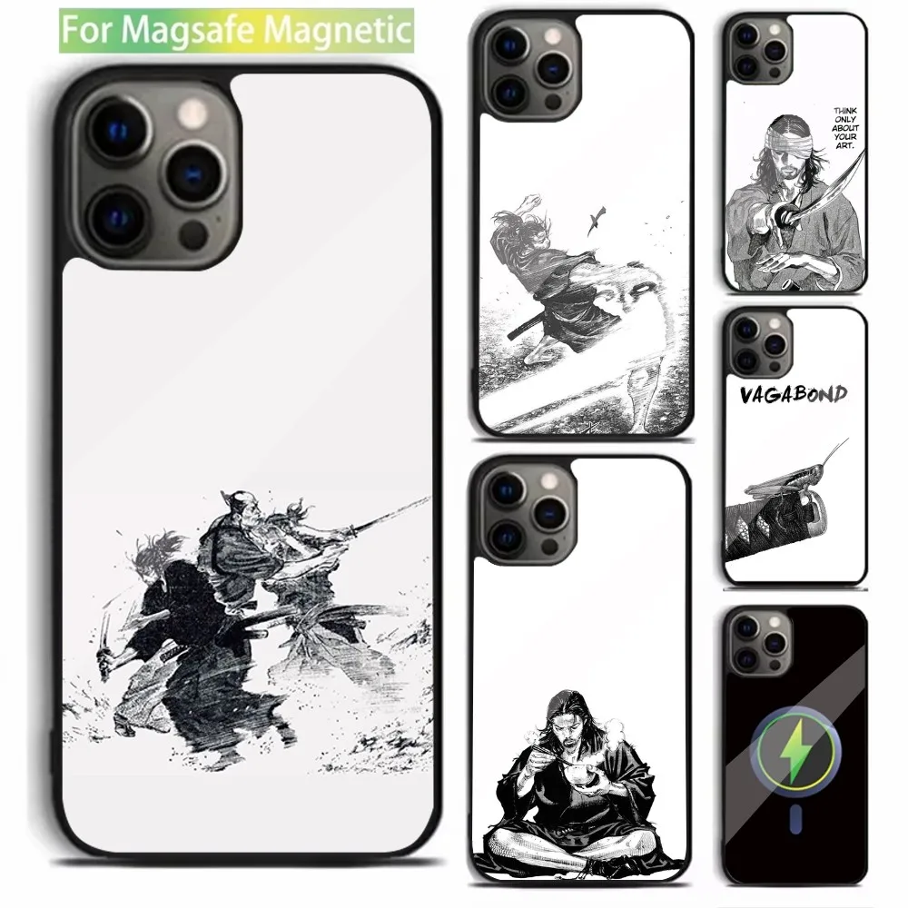 

Vagabond Miyamoto Musashi Phone Case For iPhone 16,15,14,13,12,11,Plus,Pro,Max Mini Magsafe Magnetic Wireless Charging