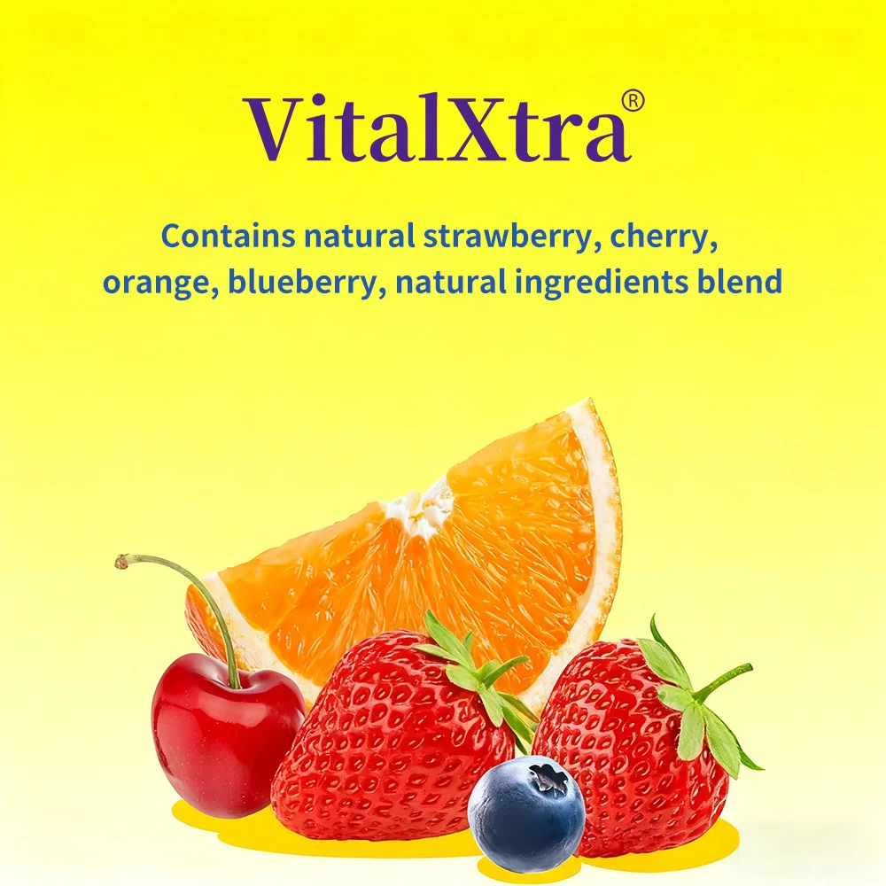 Children's Multivitamin Gummies - Rich in Vitamin A, C, D3, Zinc,- Boosts Immunity and Brain Health, Promote Nutrient Absorption