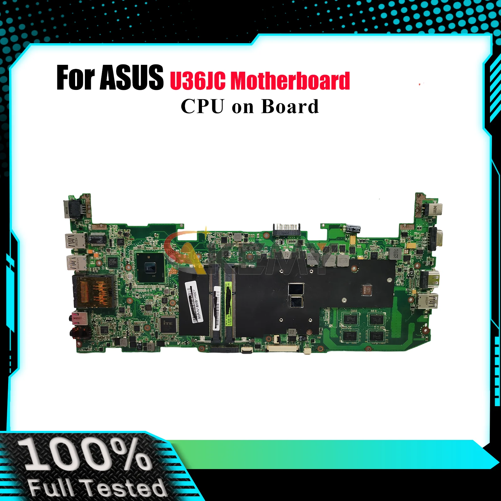 

U36JC Материнская плата для ноутбука ASUS ZenBook U36JC U36J Материнская плата для ноутбука с процессором i3 i5 i7 100% тестирование ОК быстрая доставка stk
