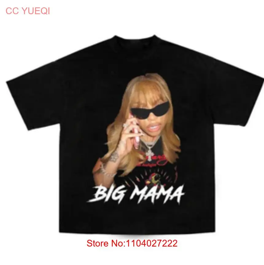 Latto - Big Mama Graphic Tee T-SHIRT Streetwear Cotton