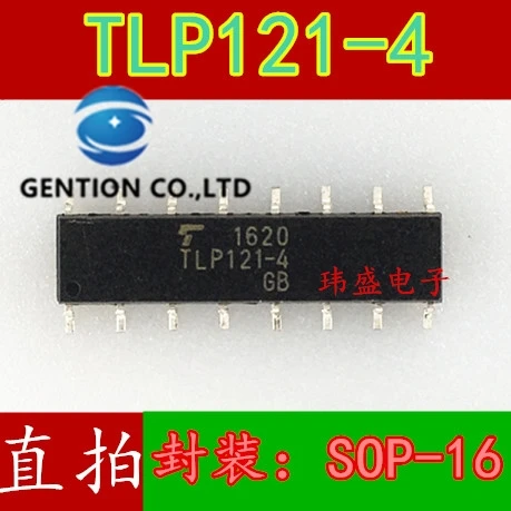 10PCS SOP TLP121 TLP121-4-16 light coupling chips in stock 100% new and original