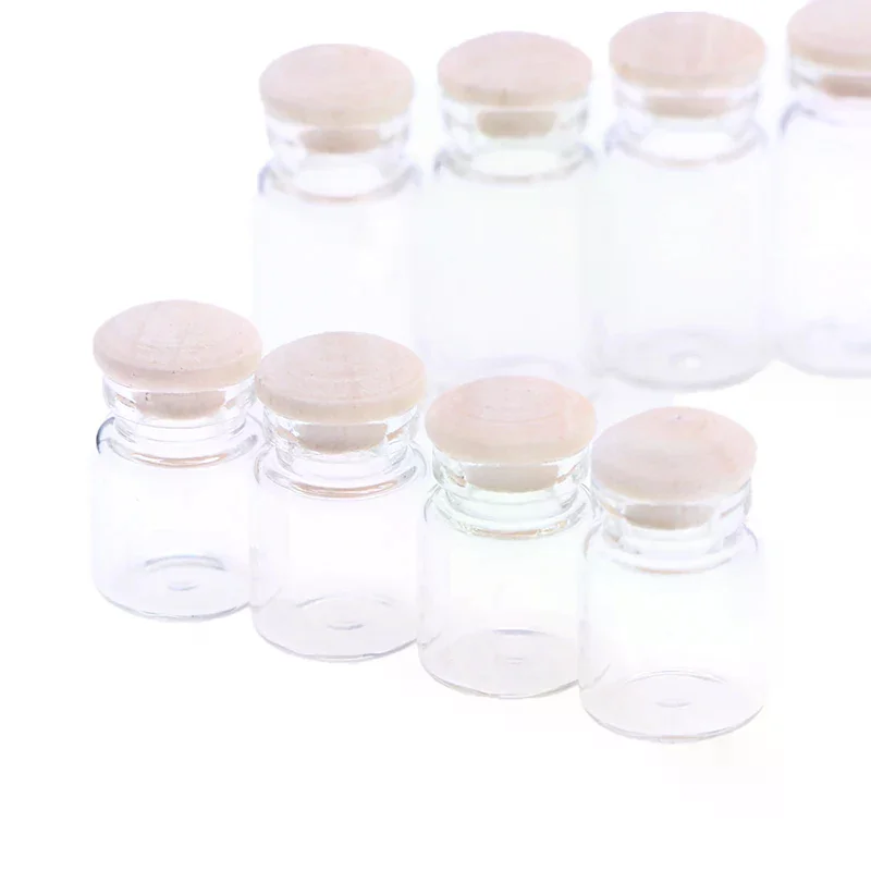 4 stks/set Poppenhuis Mini Snoeppot Keuken Voedsel Speelscène Transparante Opslagpot