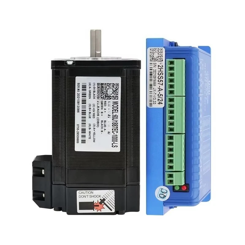 60J1887EC-1000-LS+2HSS57 Low Noise Closed Loop Stepper Servo Motor and Driver Kit