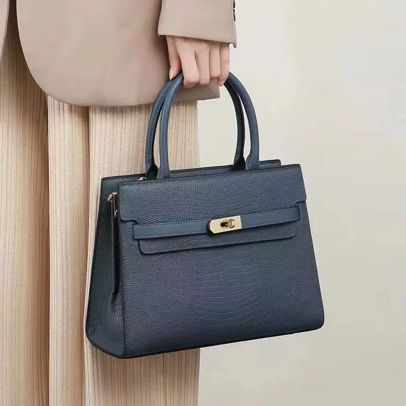 Leather Bag Woman 2023 new single shoulder bag handbags commuter fashion woman bag