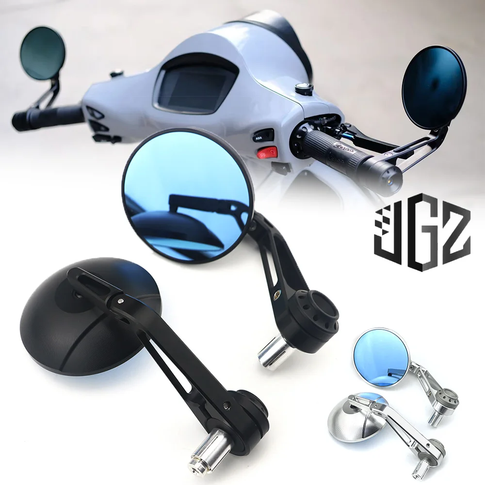 

22MM Motorbike Scooters Rear View Side Mirror Handle Bar End Mirrors For Vespa Sprint Primavera 150 GTS 300 Accessories