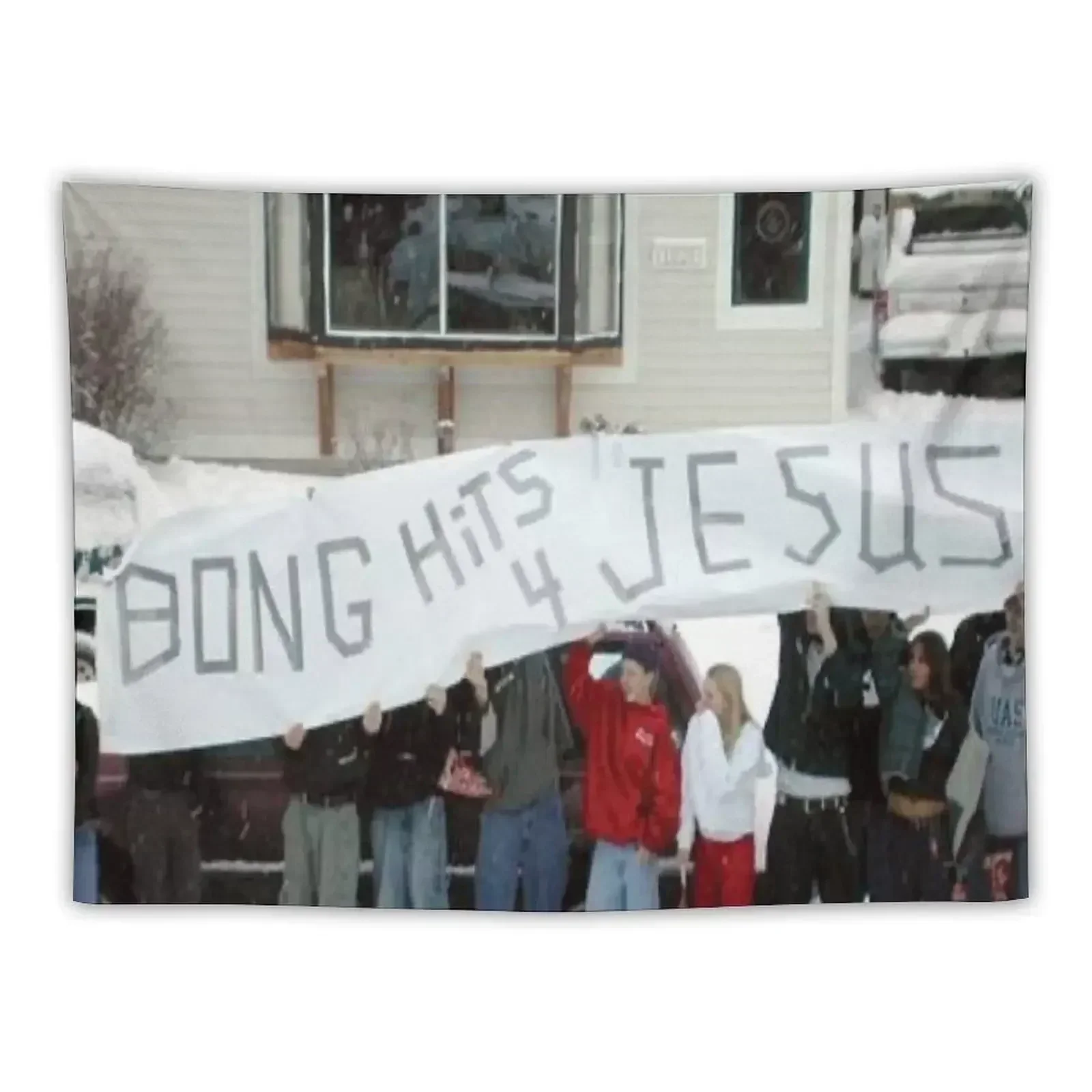 Bong hits for Jesus Tapestry Decoration For Bedroom Room Decor Tapestry