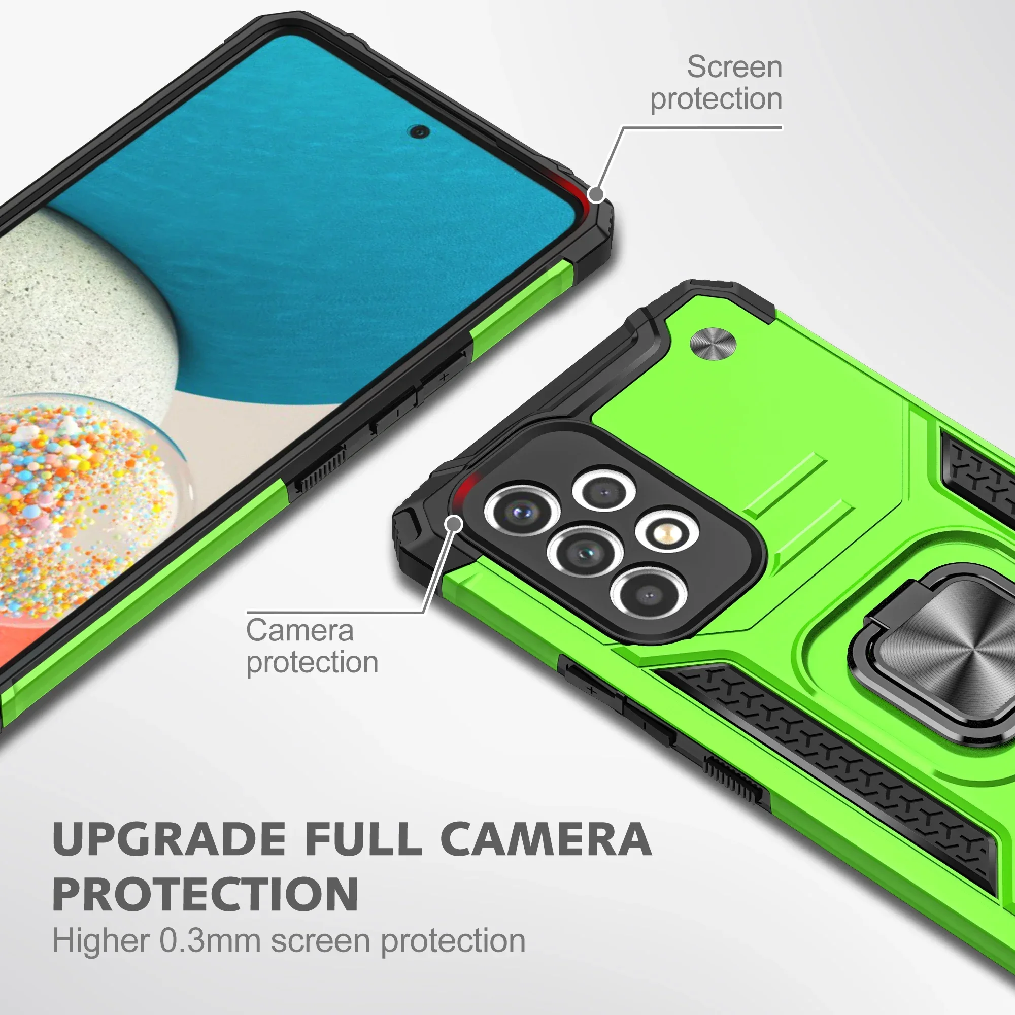 Odporne na wstrząsy pancerz Samsung Galaxy A55 A35 A54 A34 A14 A15 A53 5G A05S A52 S24 S22 S23 Ultra S21 FE S20 Plus