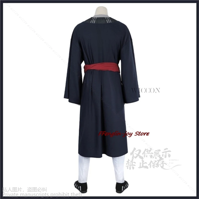 2024 nuevo juego mito negro: Wukong Mi Taoist Cosplay disfraz peluca bata azul uniforme máscara zapatos conjunto completo adulto hombre traje de Halloween