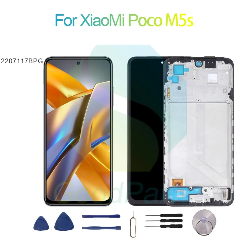 For XiaoMi Poco M5s Screen Display Replacement 2400*1080 2207117BPG Poco M5s LCD Touch Digitizer