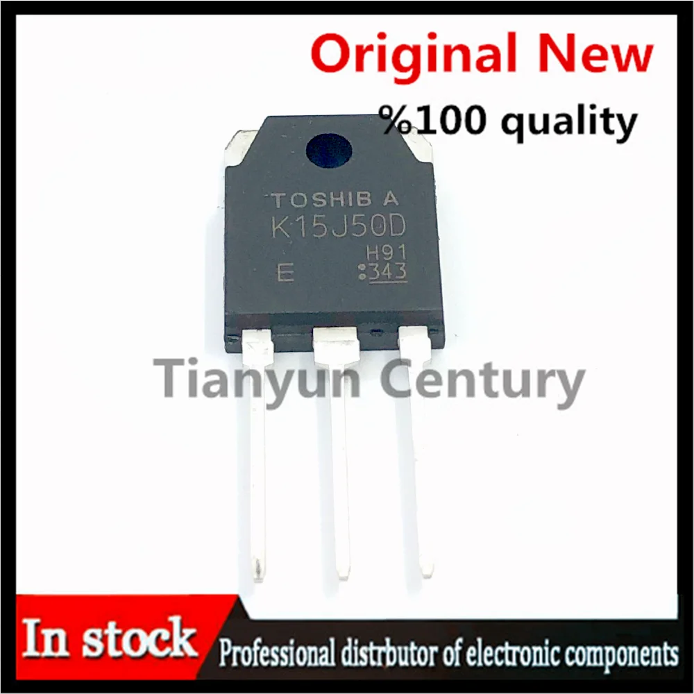 (10piece) TK15J50D K15J50D or TK15H50C or TK15J60U K15J60U or TK15J60T K15J60T TO-3P 15A 500V Power MOSFET