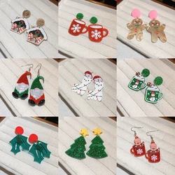 Christmas Earring for Women 2023 New Arrival Personality Dangle Earrings Holiday Style Jewelry Sets Festival Gift