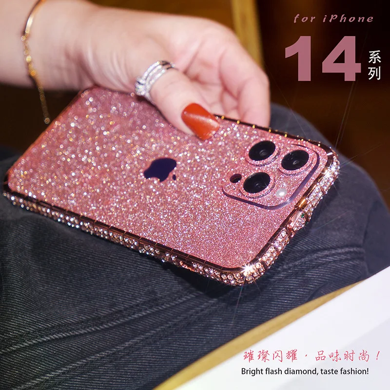 

Bling Diamond Phone Bumper Cases For Iphone 14 13 12 11 Pro Xs Max X Xr 8 7 Plus Se 2020 Case Glitter Rhinestone Metal Frame